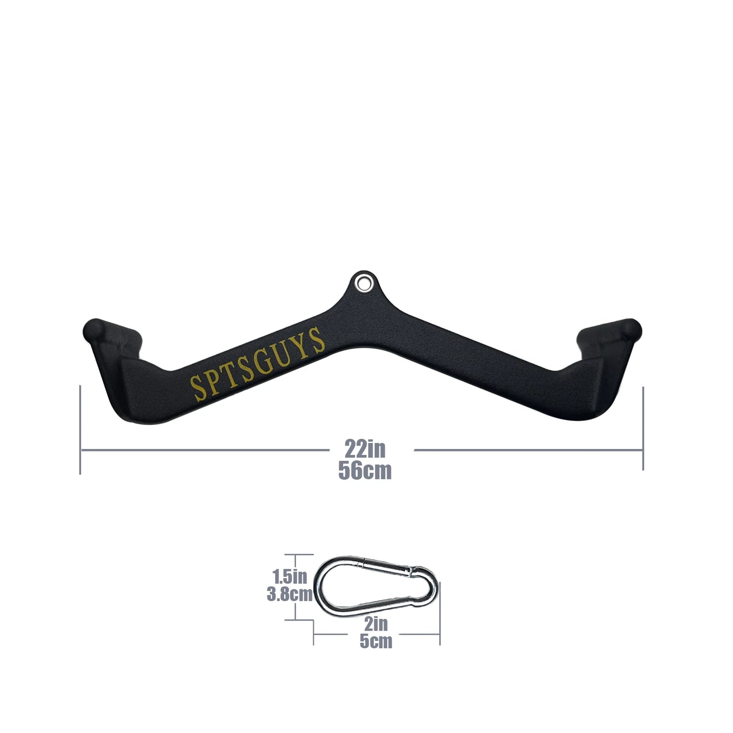Home Gym Fitness Lat Pull Down Bar Attachments for Cable Pulley System Strength Training