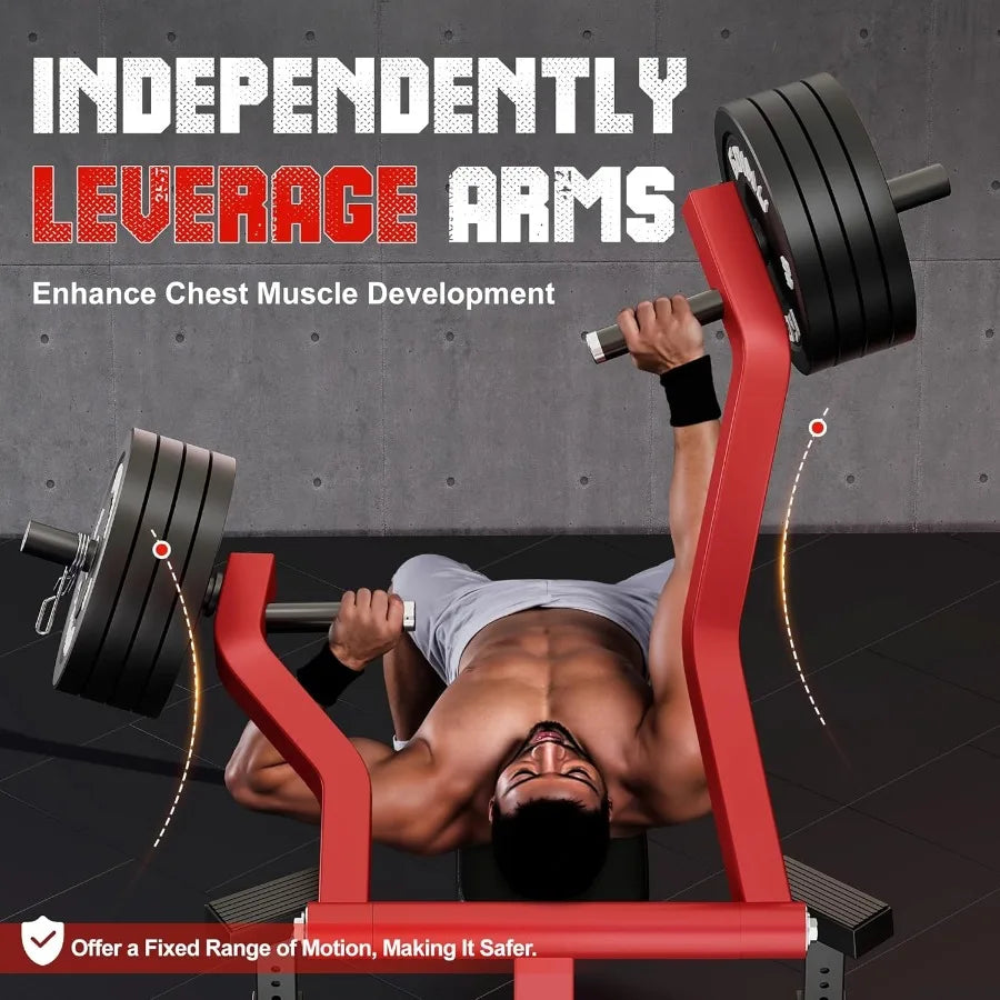 XMSJ Chest Press Machine With Independent Converging Arms