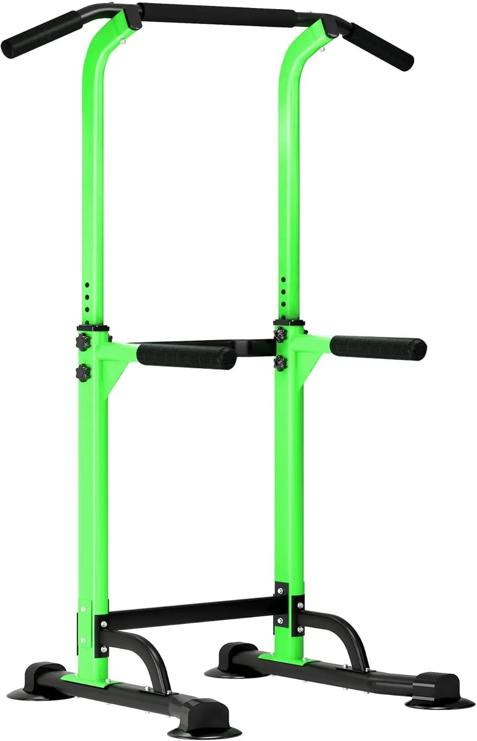 Adjustable Height Power Tower Dip Station Pull Up Bar for Home Gym Strength Training Equipment
