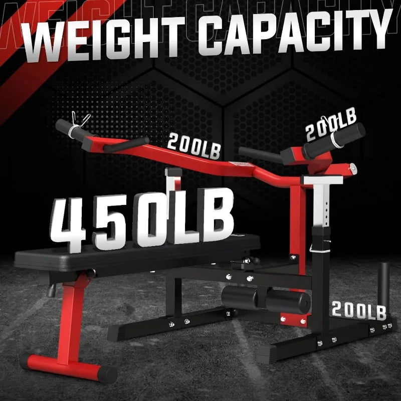 GMWD Chest Press Machine 1050LBS Bench Press Machine with Independent Converging Arms Adjustable Flat Incline Bench