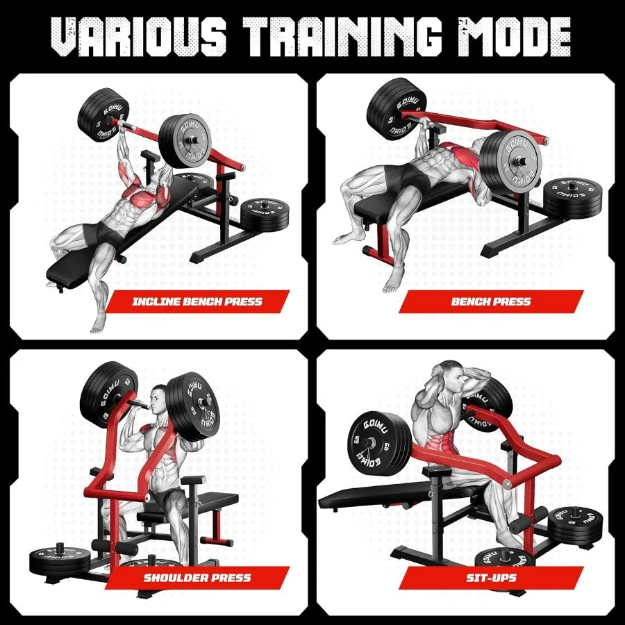 XMSJ Chest Press Machine With Independent Converging Arms