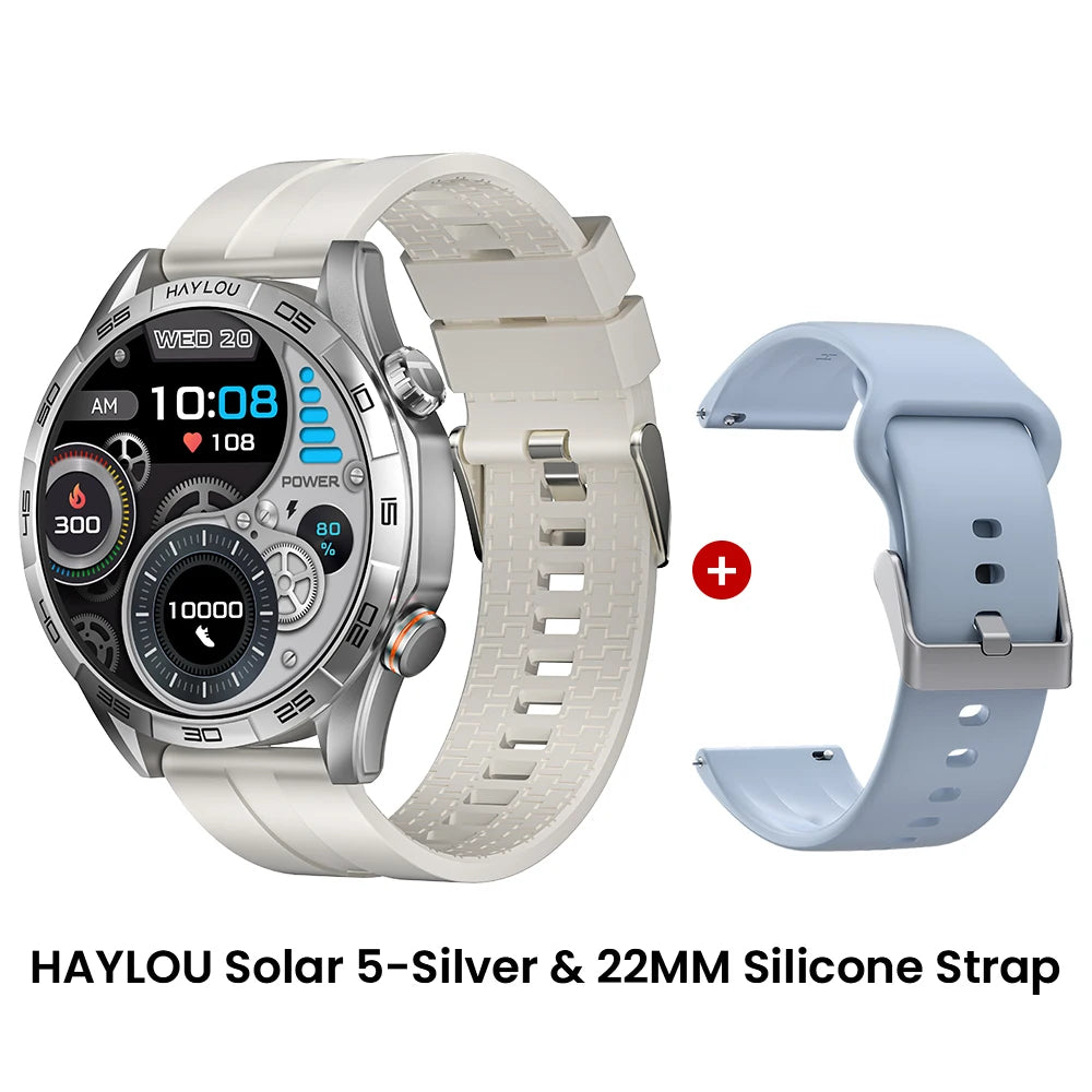 HAYLOU Solar 5 Voice Calling Smartwatch Health Tracking