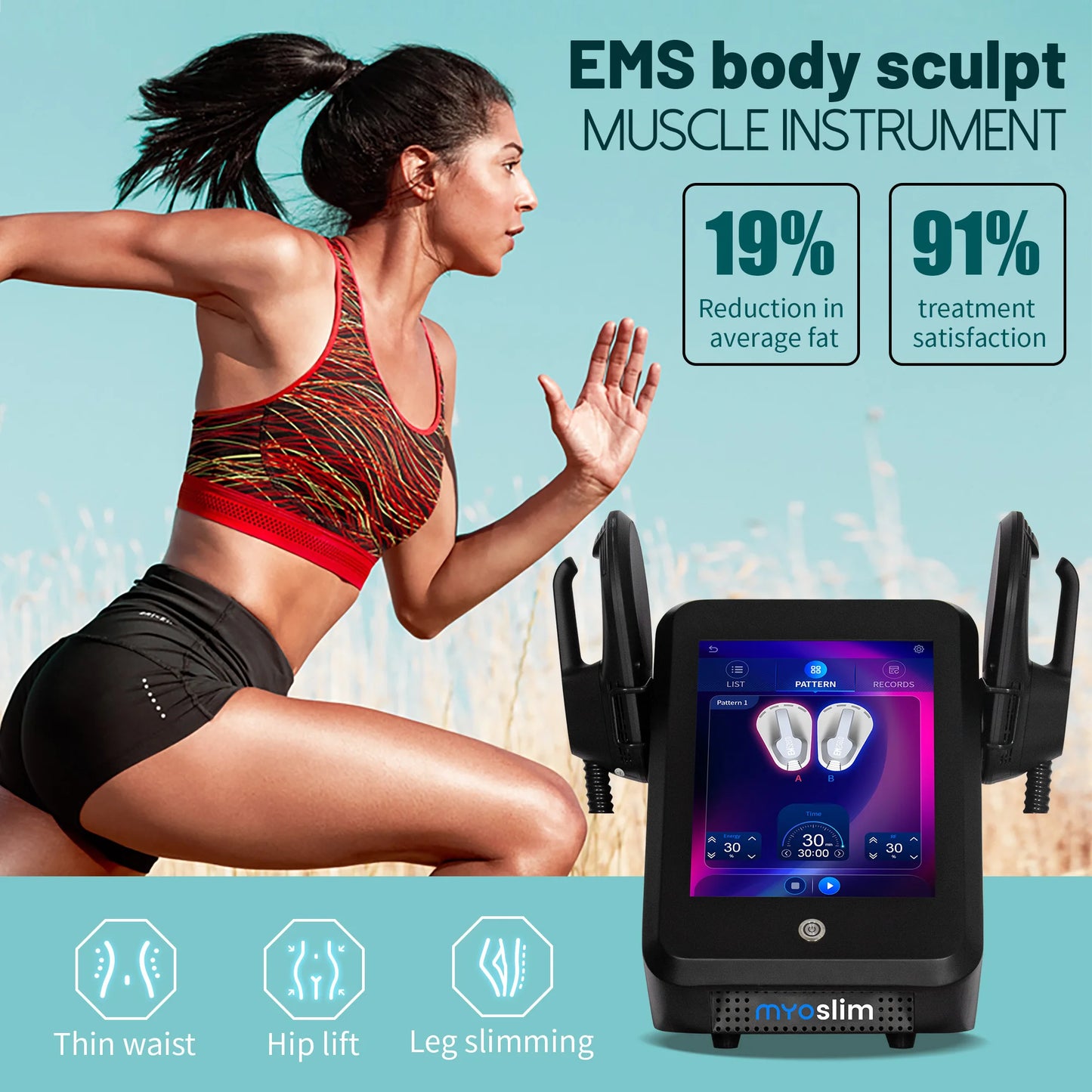 TAIXL Myoslim Body Slim Sculpt Electric Muscle Stimulator