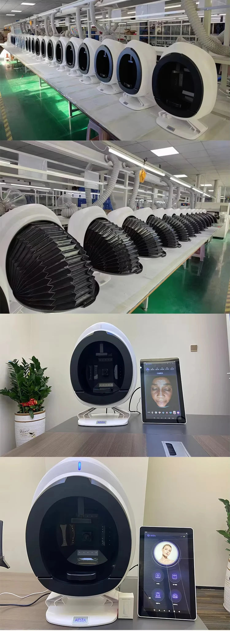 Emszero AISIA Q1 3D AI Facial Skin Analyzer Diagnosis