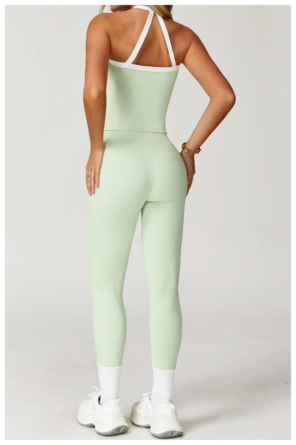 SWELTERINGCN Women 2 Piece Tracksuit Yoga Set Gym Wear