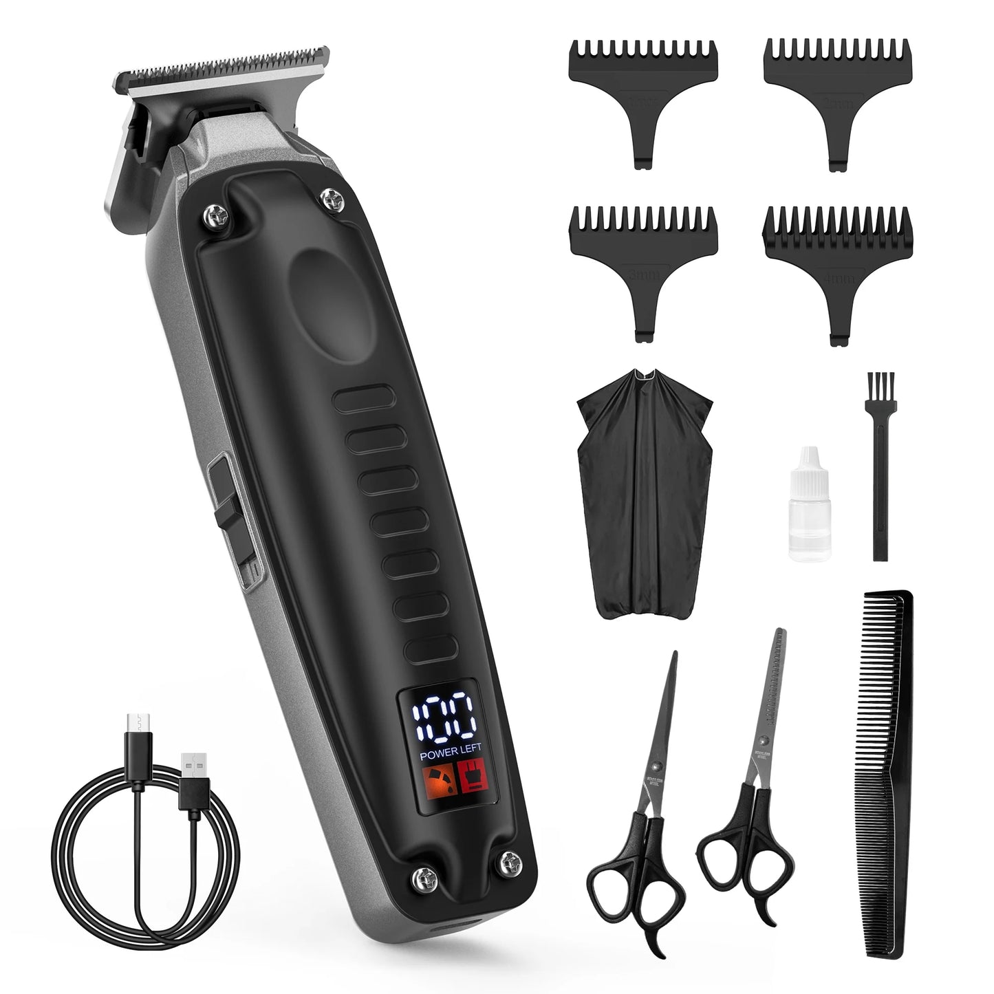Sejoy Professional Hair Clippers for Men Cordless Hair Trimmer Kit Barber Machines and Men's Shaver Gifts
