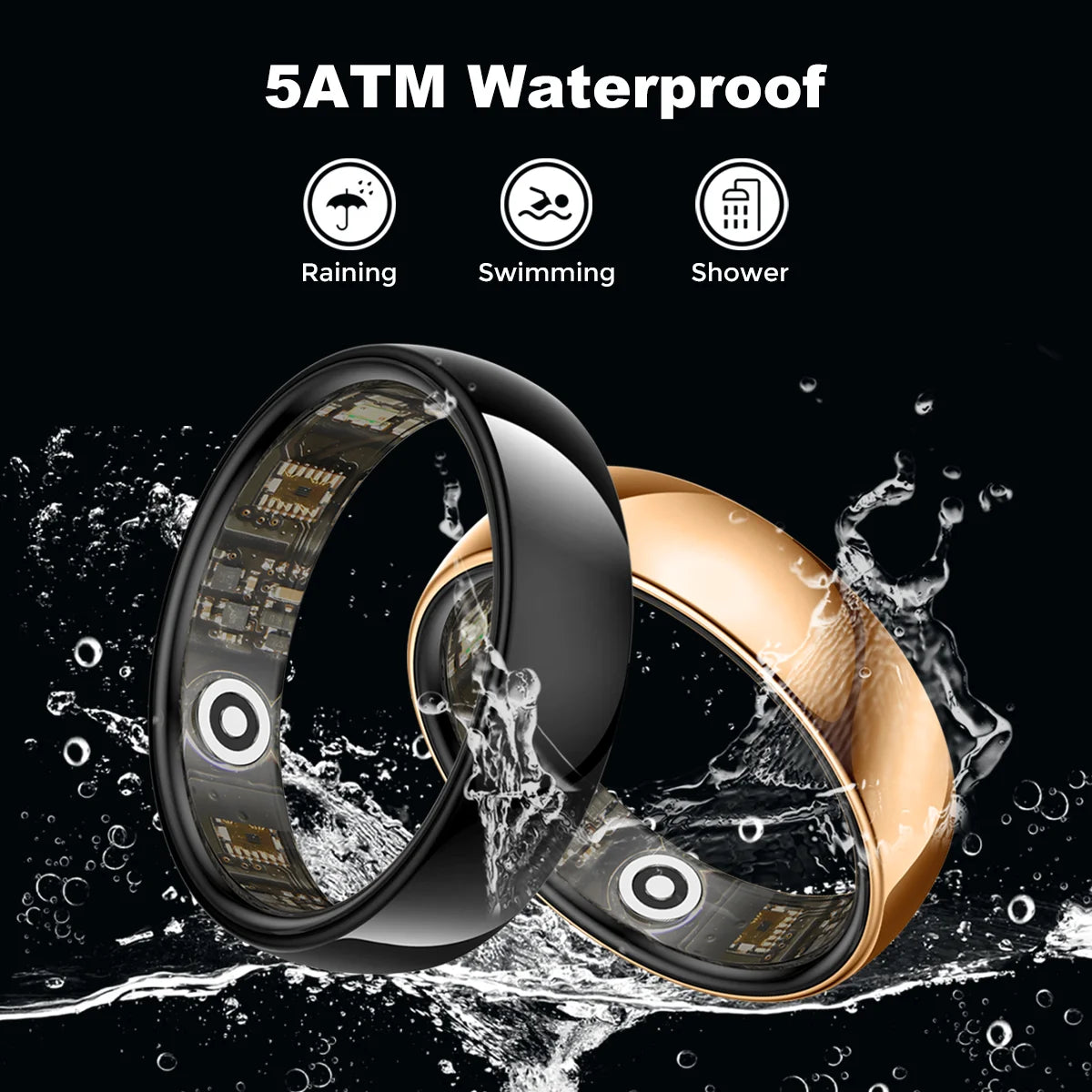 Miro R1 Smart Ring Health Tracker Blood Oxygen Heart Rate