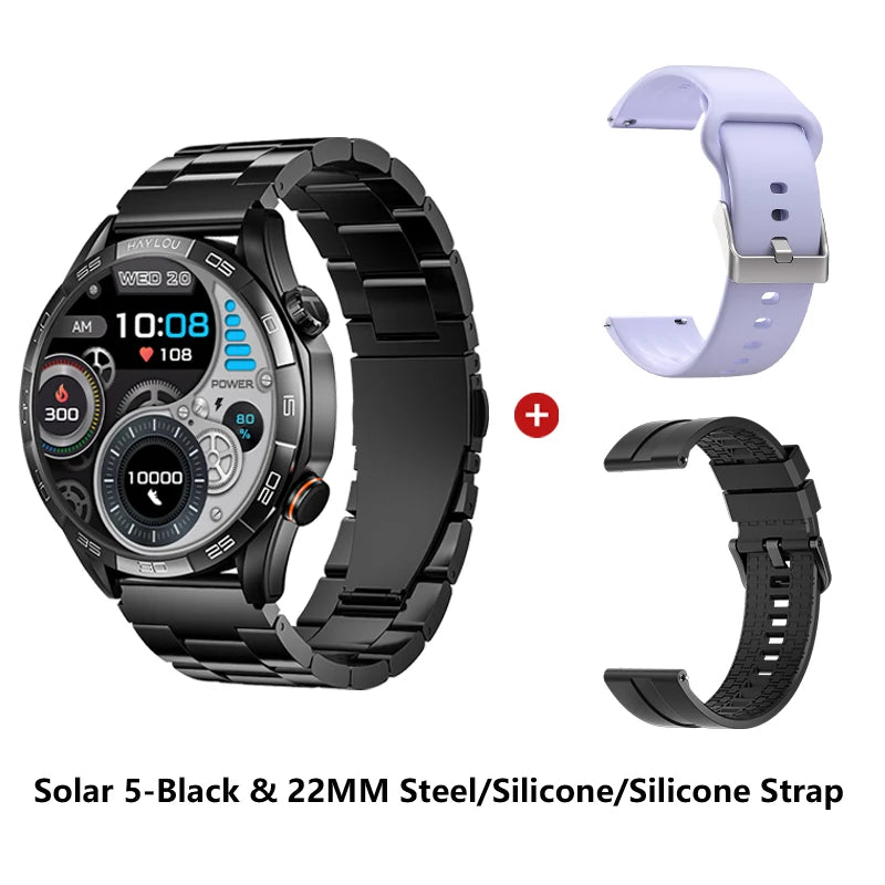 HAYLOU Solar 5 Voice Calling Smartwatch Health Tracking