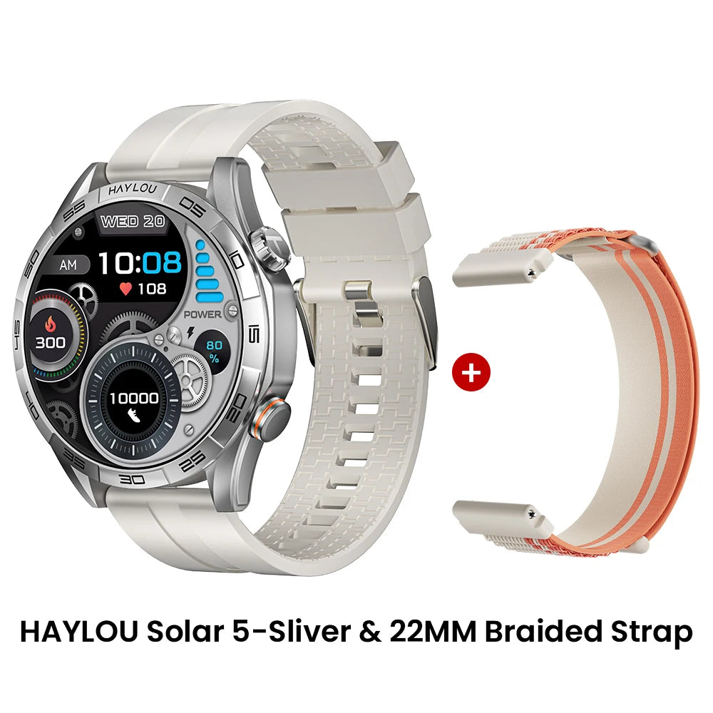 HAYLOU Solar 5 Voice Calling Smartwatch Health Tracking