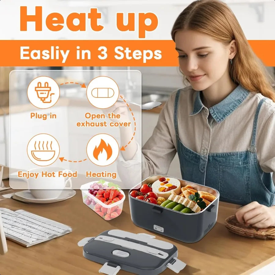 Hign-concerned Electric Lunch Box Warmer 100W Adults