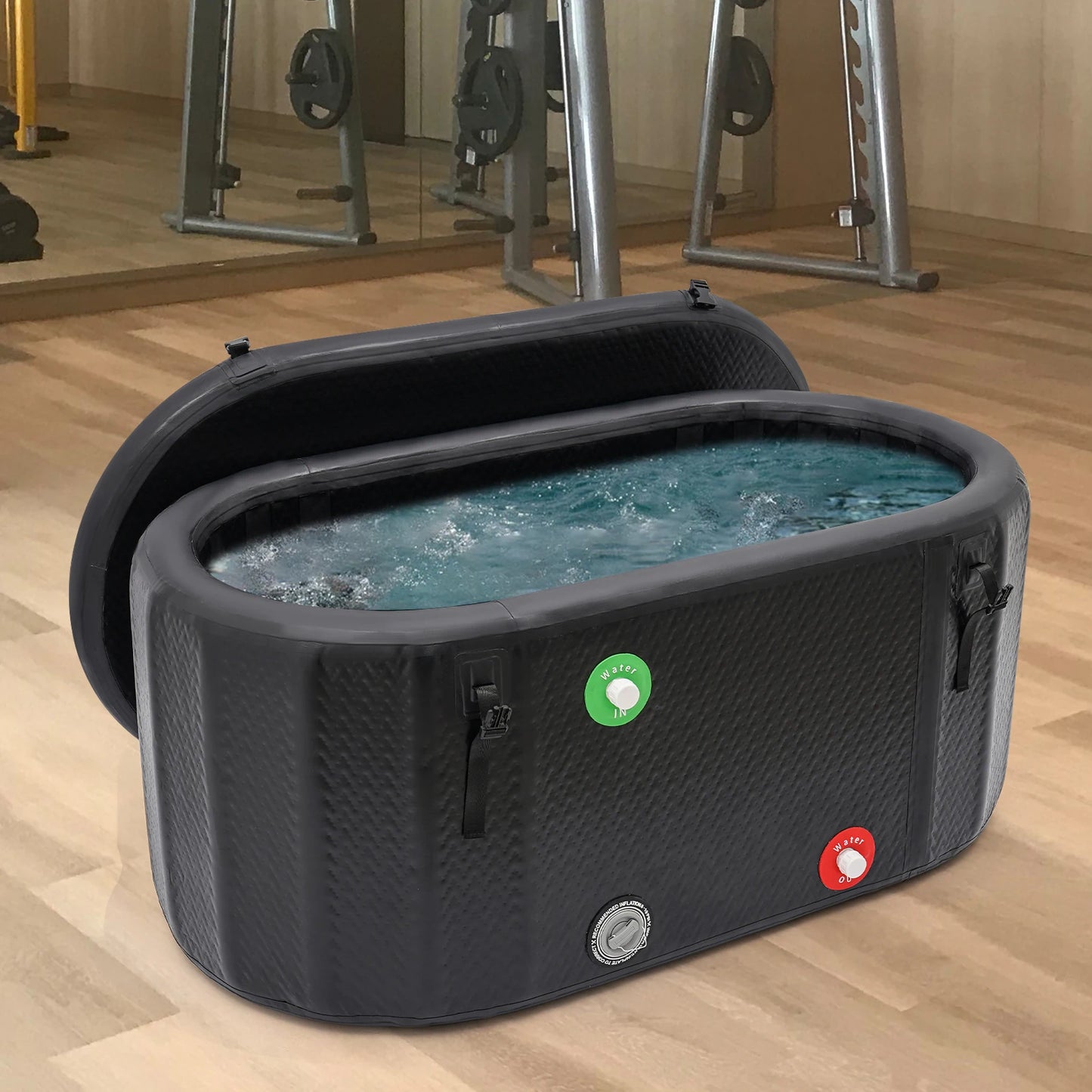 Hign-concerned Inflatable Cold Plunge Tub Insulated Lid