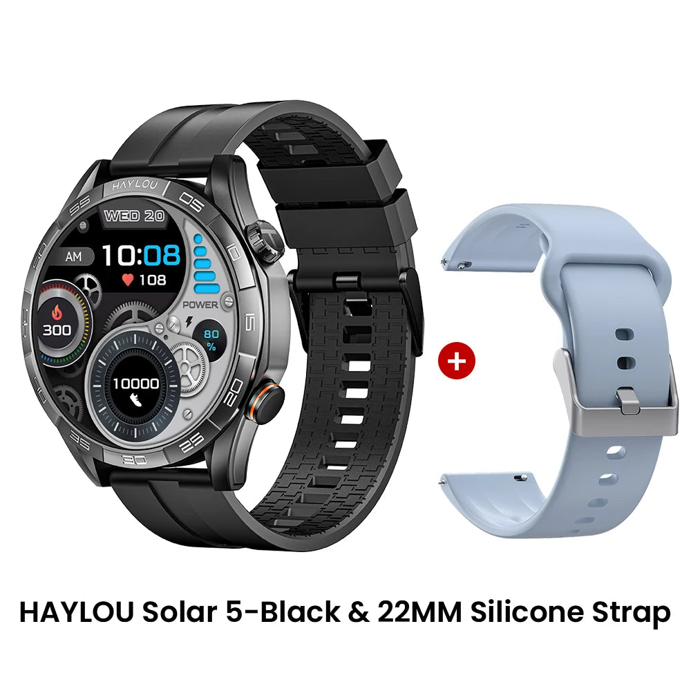 HAYLOU Solar 5 Voice Calling Smartwatch Health Tracking