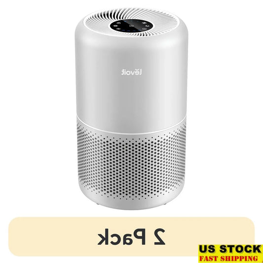 Air Purifier 2 Pack Core 300-RAC Allergies Asthma Large Room 547 sq ft VortexAir Technology H13 Filter Odor Removal Smoke VOCs