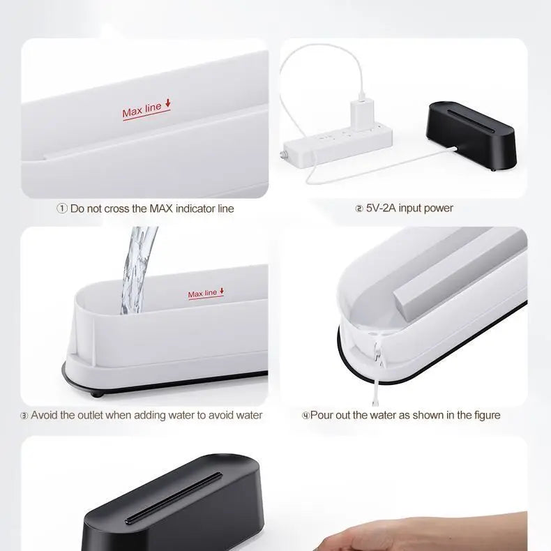 CREAROMA Ultrasonic Air Diffuser With Remote Control Aroma Humidifier