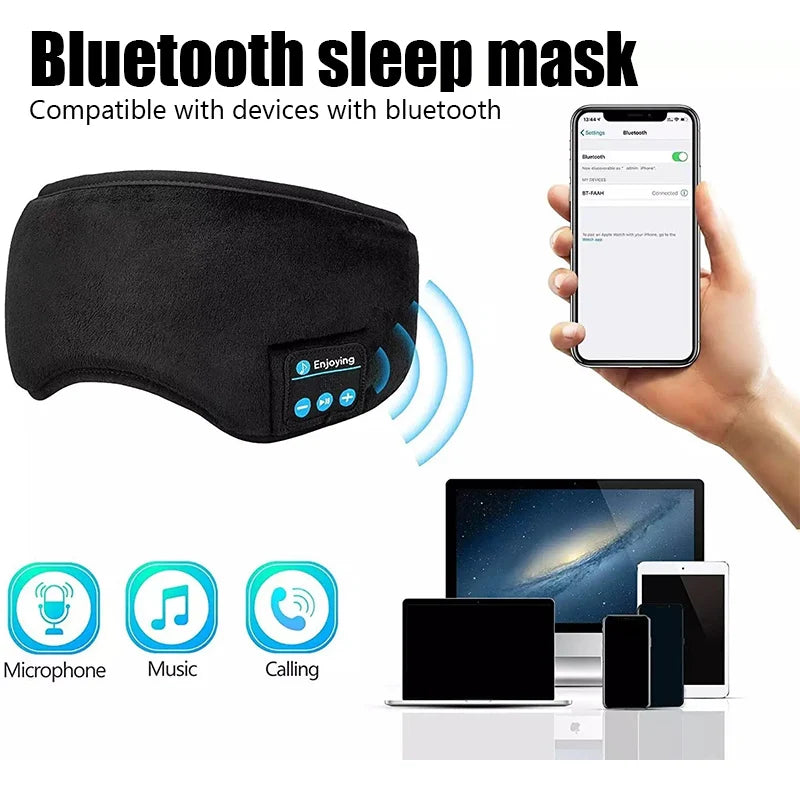 Eyeshade Bluetooth Wireless Sleeping Eye Mask Headphones