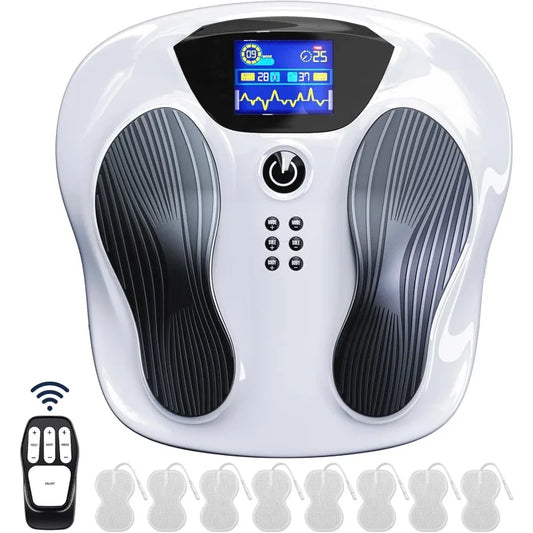 Creliver Foot Nerve Muscle Stimulator Pro TENS and EMS Foot Massager for Neuropathy Circulation and Body Pain Relief