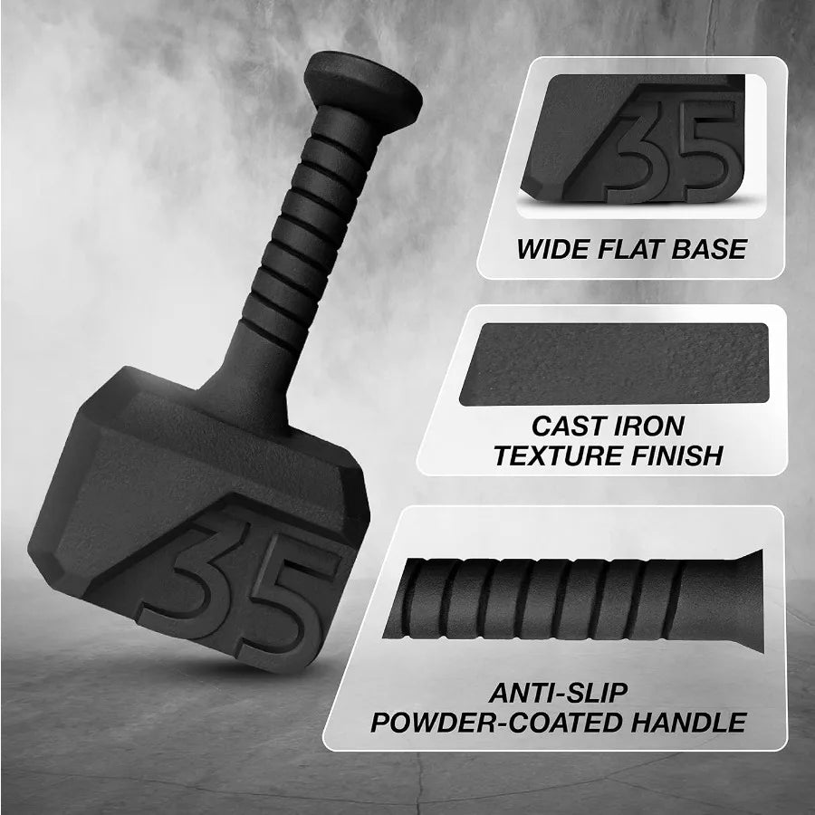 LISM Kettlebell Special Shape Upgraded Multifunctional Cast Iron