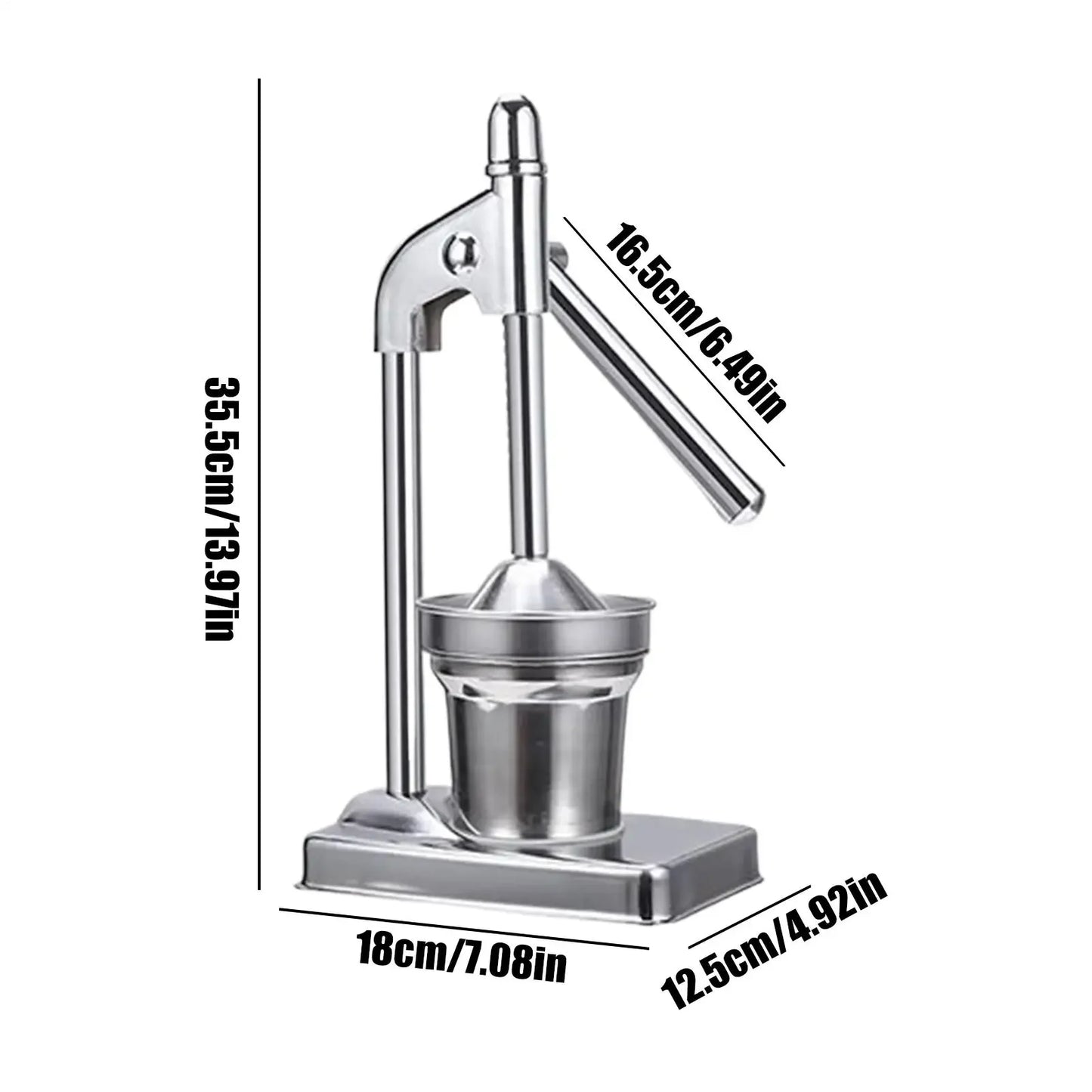 High-concerned Stainless Steel Manual Juicer Handheld Citrus Press