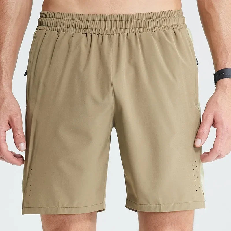 SHEDAOCN Men Running Shorts Gym Jogging Fitness Sportswear