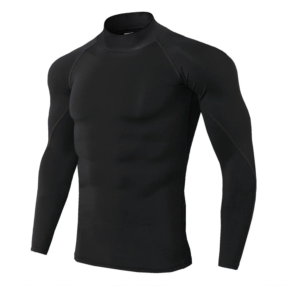Mens Quick Dry Running Long Sleeve T Shirt For Gymwear
